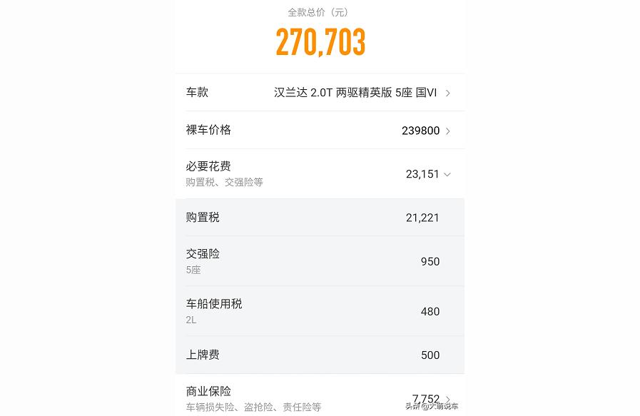 漢蘭達(dá)油電混合2022報(bào)價(jià)-2022款漢蘭達(dá)混動(dòng)有幾款插圖