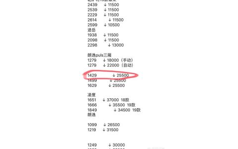 2022朗逸配置及報(bào)價(jià)-星空朗逸15l自動(dòng)舒適版落地多少