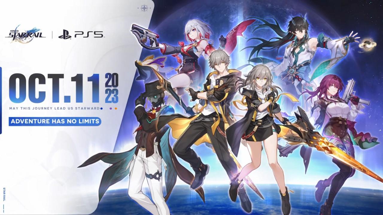 《崩壞：星穹鐵道》PS5版新預告 10月11日上線