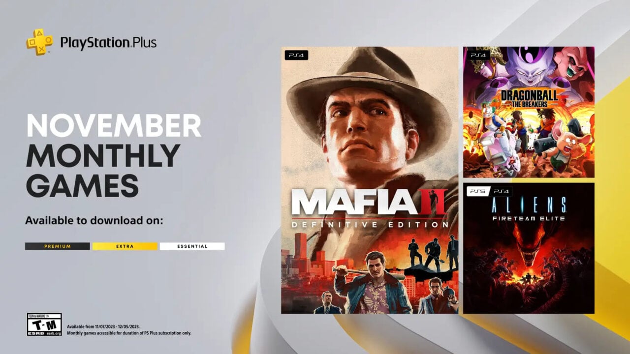 PS+歐美服11月會免游戲公布 《四海兄弟2:最終版》等