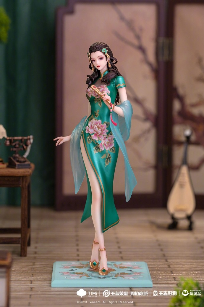 《王者榮耀》“四大美女”旗袍手辦開售 3D打印超逼真