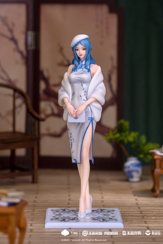 《王者榮耀》“四大美女”旗袍手辦開售 3D打印超逼真
