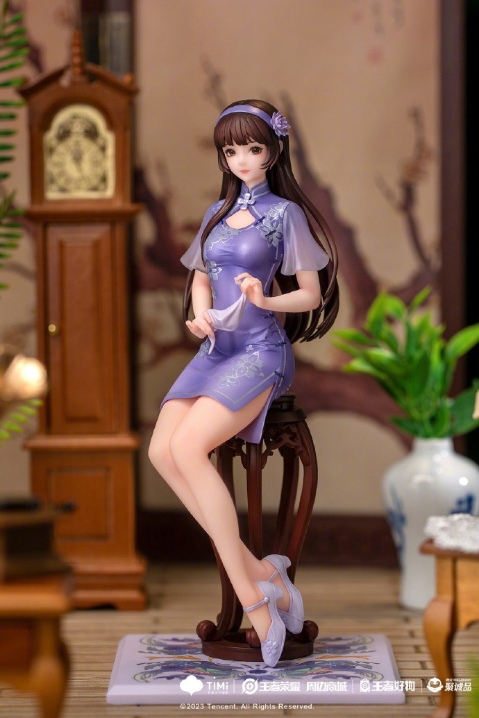 《王者榮耀》“四大美女”旗袍手辦開售 3D打印超逼真